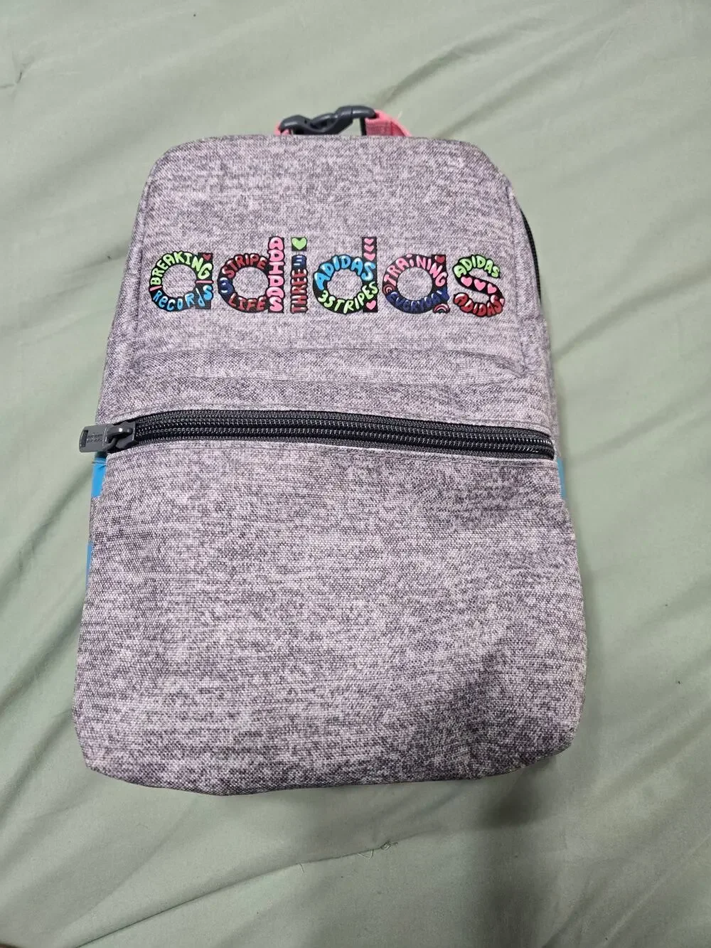 Adidas grey unisex lunchbag
